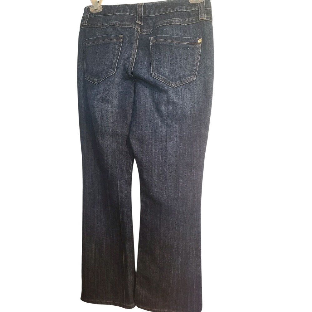 White House Black Market Women's Blanc Jeans Trousers‎ Size 6S Jeweled Black - Picture 2 of 6